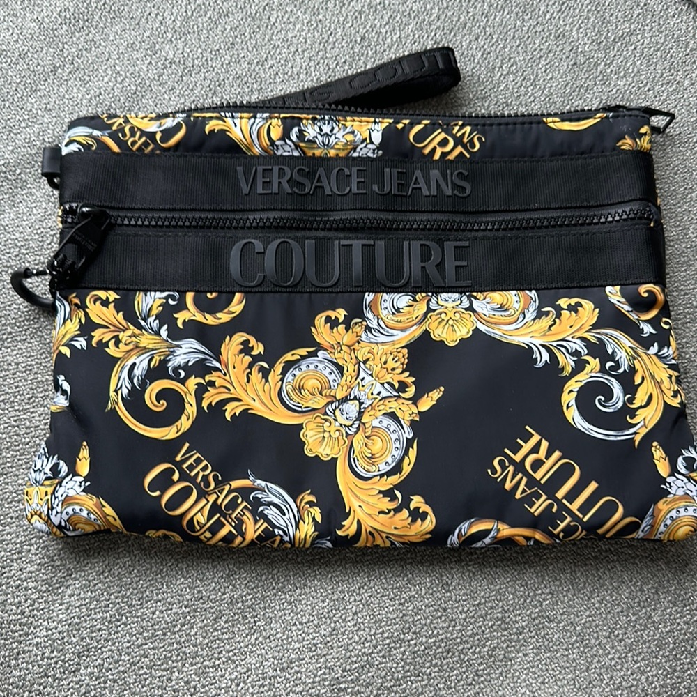 Versace Jeans Couture large handled cosmetic bag / travel bag